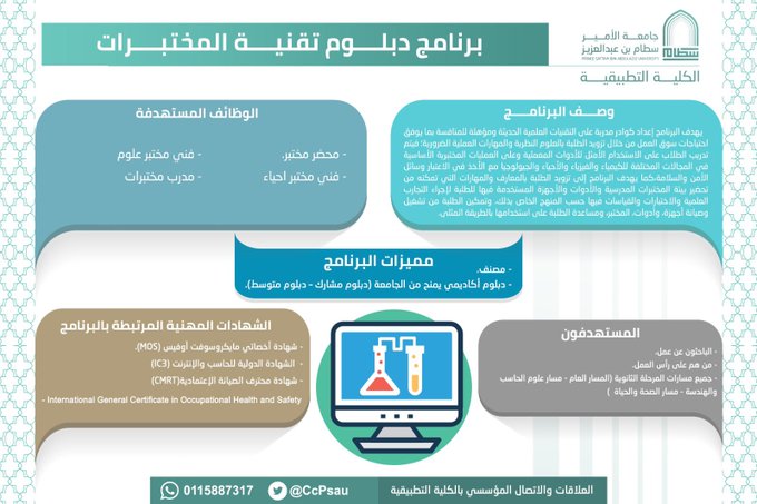 برنامج تقنية المختبرات