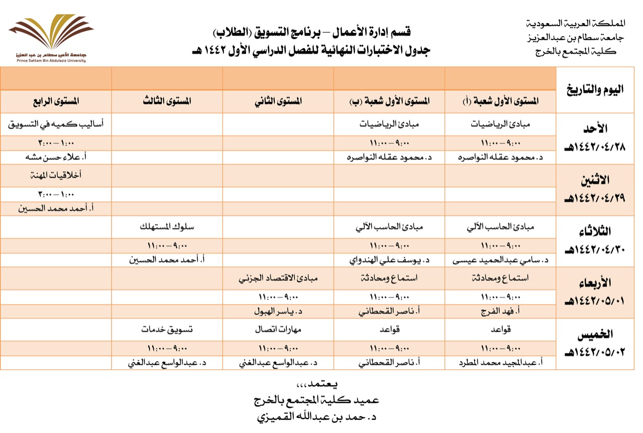 برنامج التسويق طلاب1