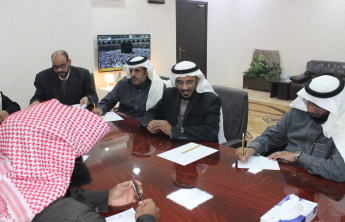 Dean of the Community College of al-Kharj meets dean of IT and Distance Learning