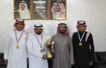 The Community College of al-Kharj wins first place in the University beach football championship
