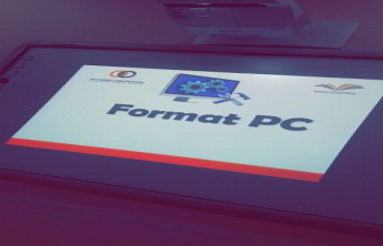 ‘Format PC and disk Partition’ workshop on the 2nd day of the 1st Technical Forum in the Community College of al-Kharj (females section