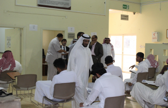 Dean of the Community College supervises the commencement of the final exams