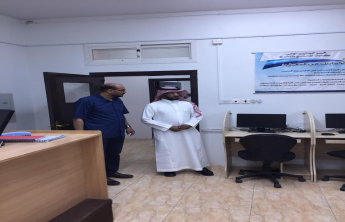 Dean of the Community College of al-Kharj supervises the College readiness to receive its new students