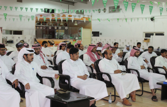 In association with the Civil Defense, Alkharj Community College hosts a workshop on the fundamentals of  Fire Fighting and Dangerous Materials