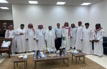 Community College Students in Al-Kharj  are hosted by the Social Development Bank in Al-Kharj