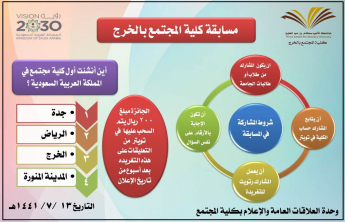 Alkharj Community College launches its online contest