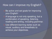 How to improve your English online