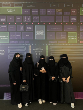 طلاب وطالبات الكلية التطبيقية في زيارة لفعالية الأمن السيبراني بلاك هت Black hat بواجهة الرياض