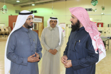 Dean of Admissions and Registration pays a visit to the Community College of Al-Kharj