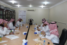Community College of al-Kharj hosts the first meeting of the Awareness Committee for the security staff of the University