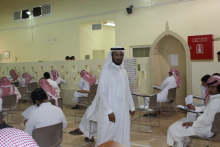 Dean of the Community College supervises the commencement of the final exams